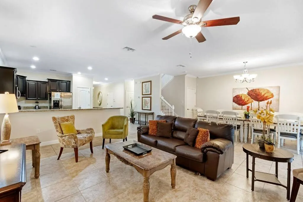 Holiday home Enchanting 8Br Resort Pool Home Near Disney World Davenport United States